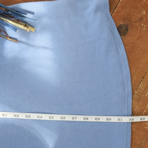 Blue mock neck dress - Picture 4 of 8